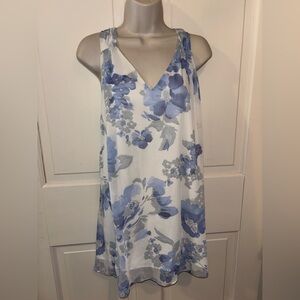 Tobi Blue and White Floral Dress